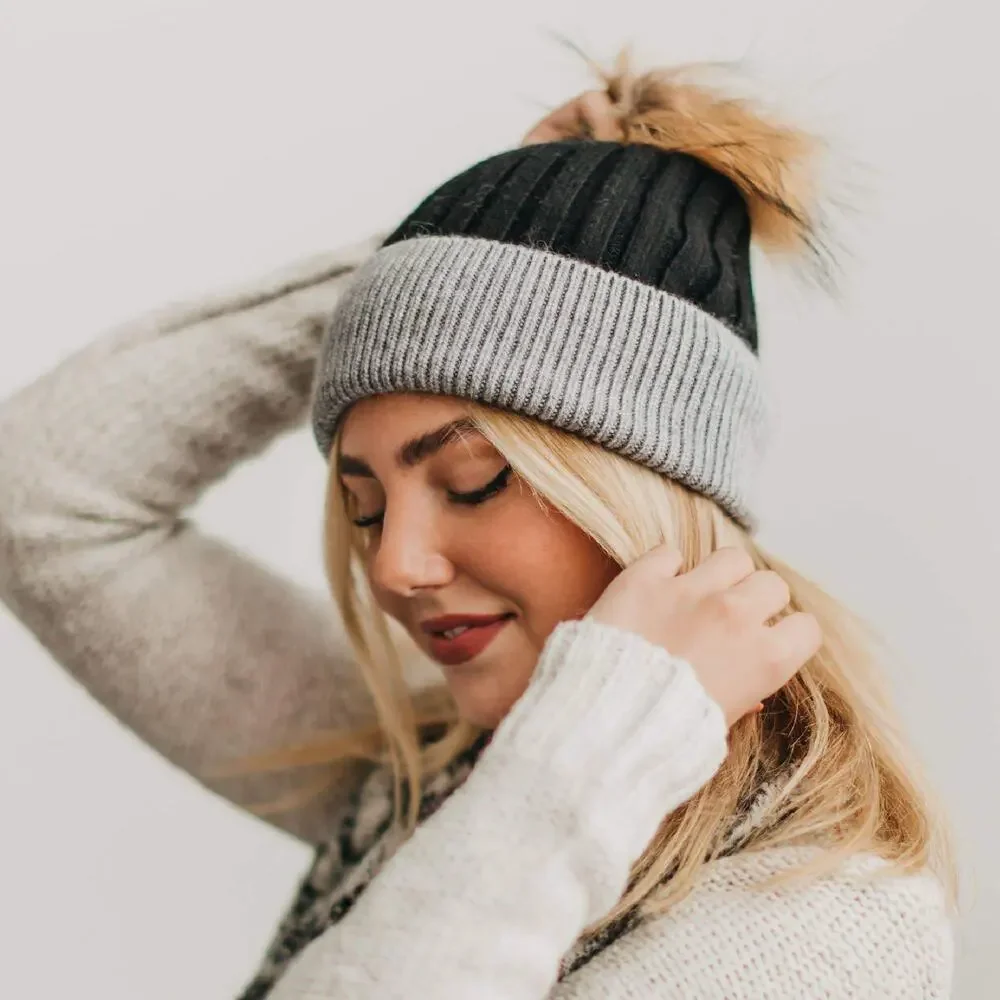 Ankara Pom Beanie
